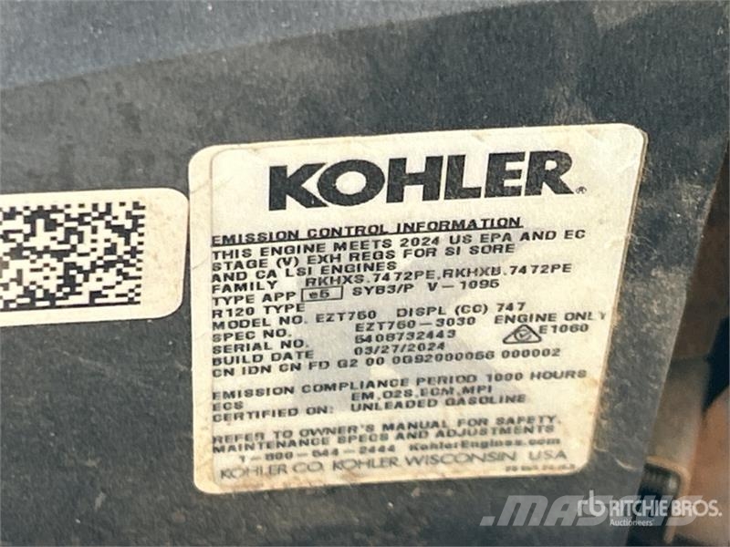 Exmark Vertex S Series Stand-On Lawn Mower Reitermäher