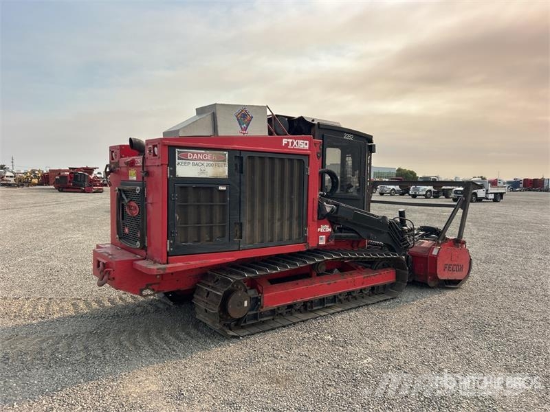 Fecon FTX150T4-20SST Tracked Mulcher Tractor Καταστροφέας κλαδιών