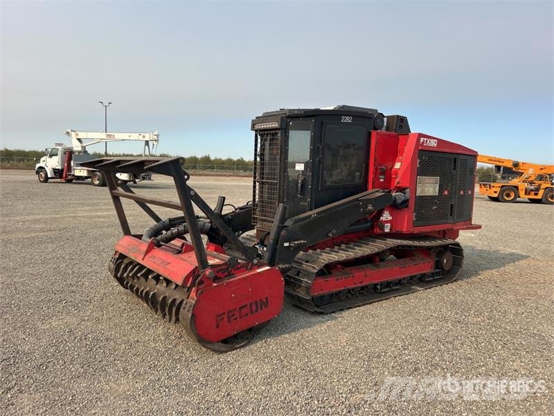 Fecon FTX150T4-20SST Tracked Mulcher Tractor Καταστροφέας κλαδιών