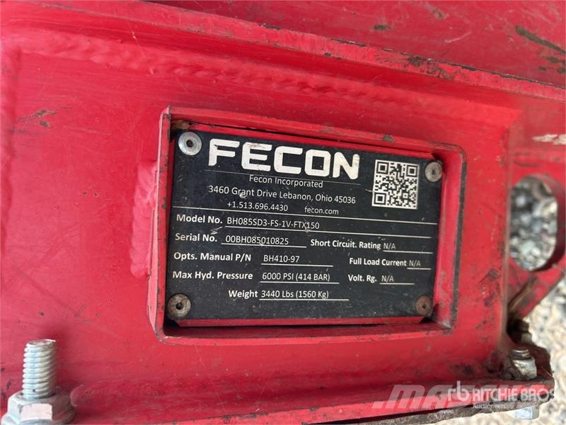 Fecon FTX150T4-20SST Tracked Mulcher Tractor Καταστροφέας κλαδιών