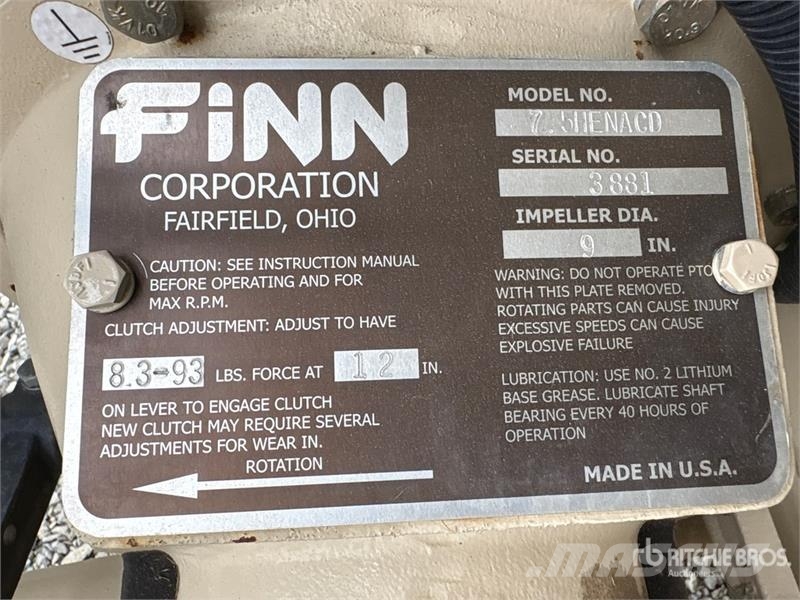 Finn T120T-44 Hydroseeder Drugi deli