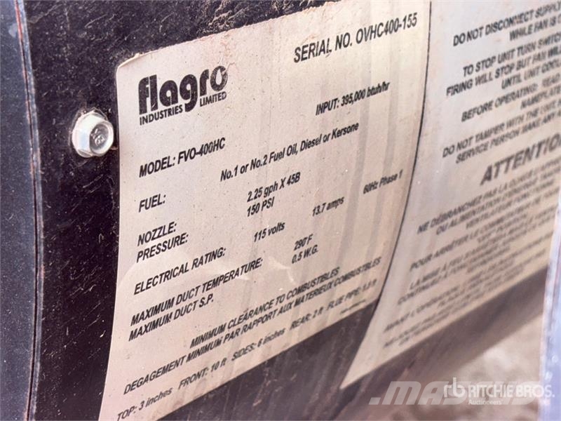 Flagro 395000 BTU Space Heater Ogrevalna in odtajevalna oprema
