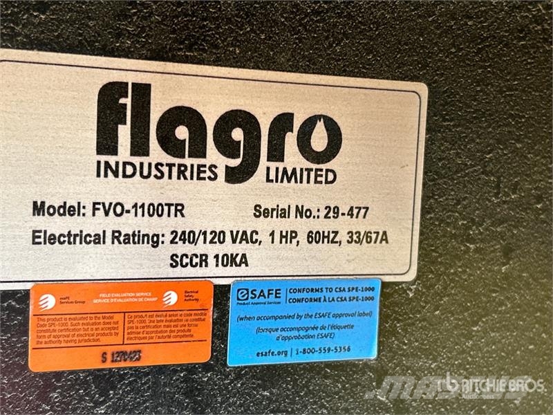 Flagro FVO-1100TR 390000 BTU Space Heater Equipos de fundido
