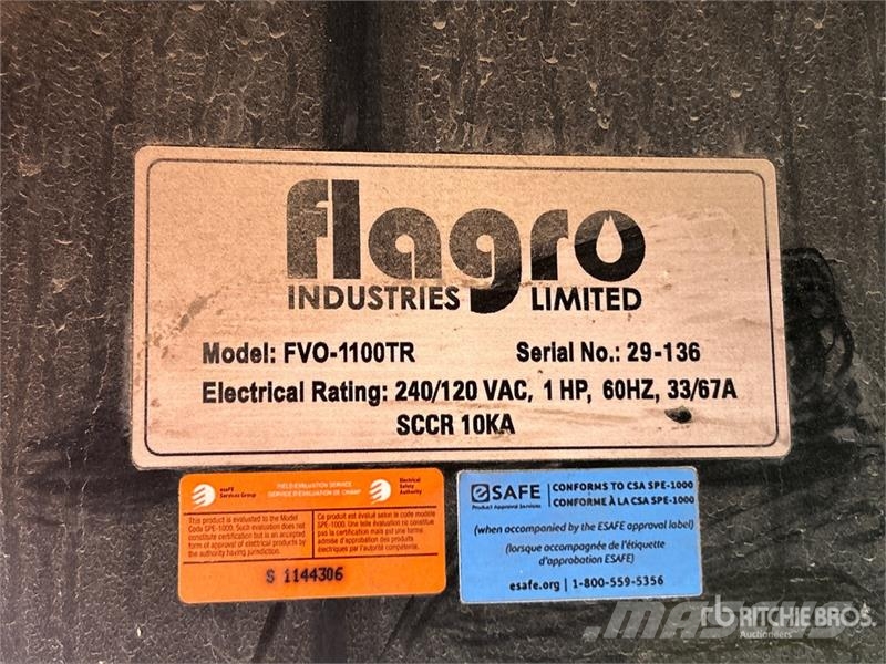 Flagro FVO-1100TR Space Heater Equipamento de aquecimento e descongelamento