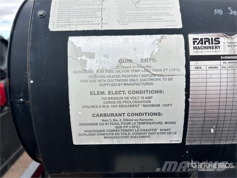 Flagro FVO-400RCBT 390000 BTU Space Heater Equipamento de aquecimento e descongelamento