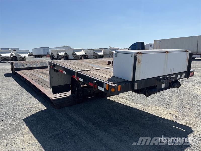 Fontaine 45 ft T/A Removable Gooseneck Step Deck Trailer Pranchas / Carrega-tudo