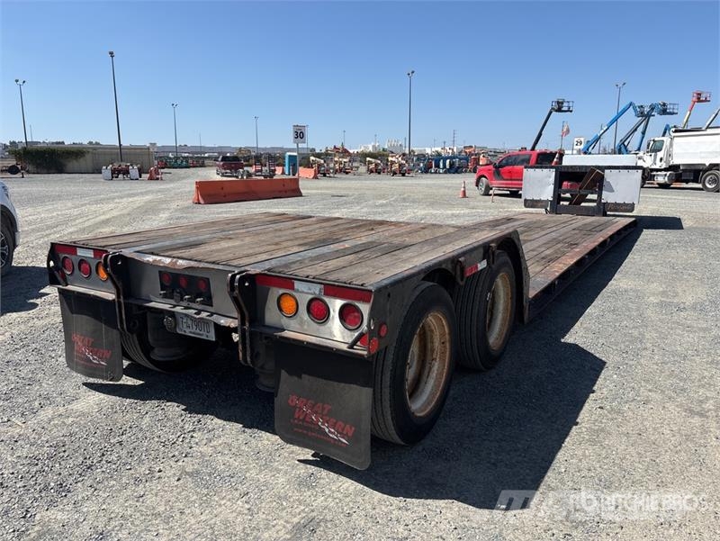 Fontaine 45 ft T/A Removable Gooseneck Step Deck Trailer Pranchas / Carrega-tudo