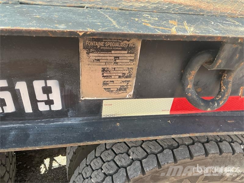 Fontaine Hydraulic Tail Trailer Zemie treileri