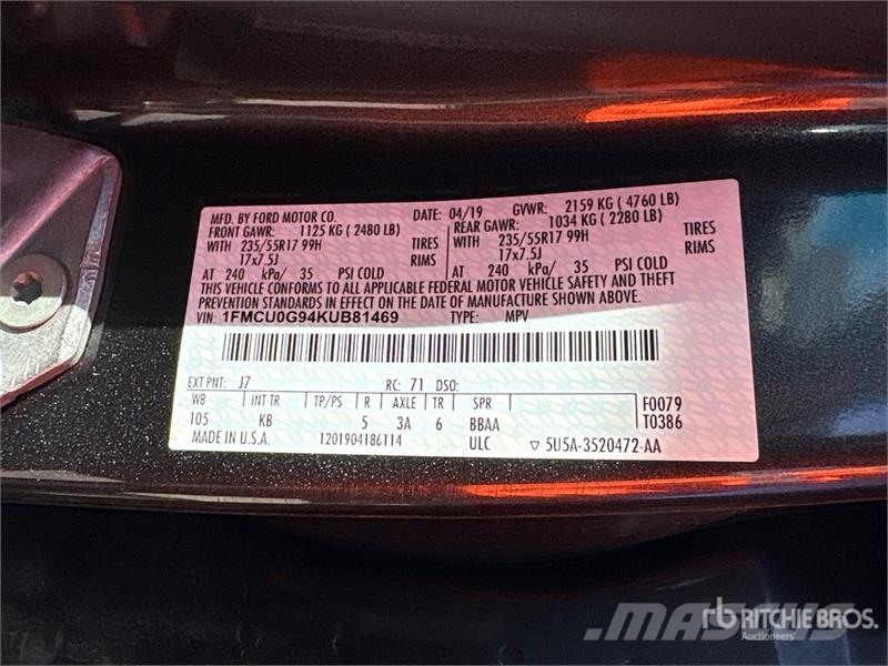 Ford Escape SE 2WD SUV Automobili