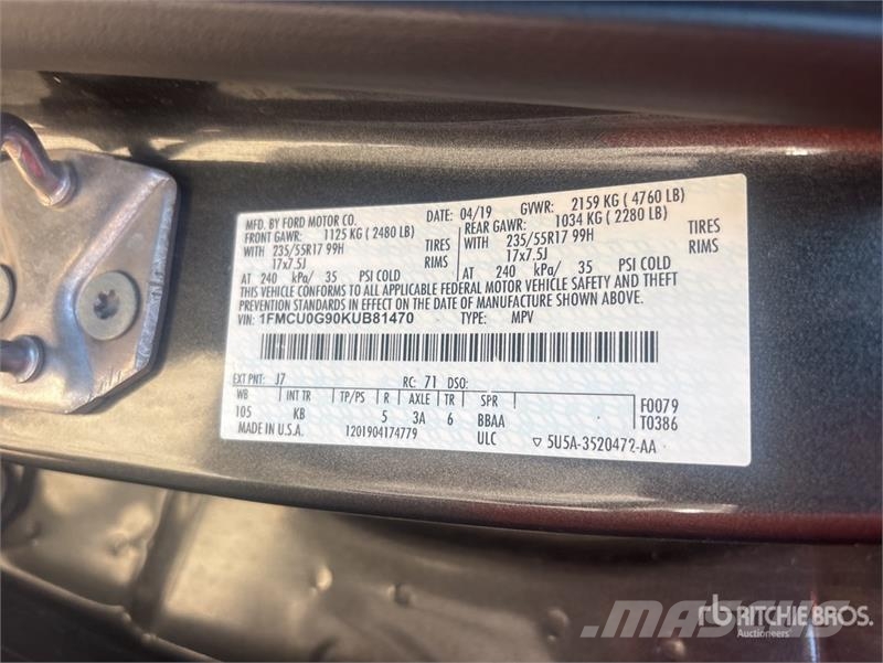 Ford Escape SE Eccoboost 2WD SUV 自動車