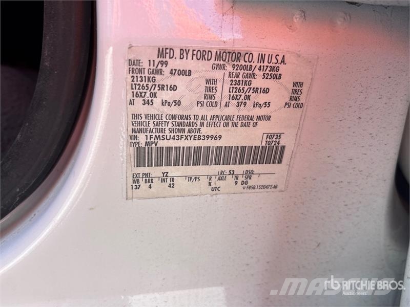 Ford Excursion 4WD SUV Voiture