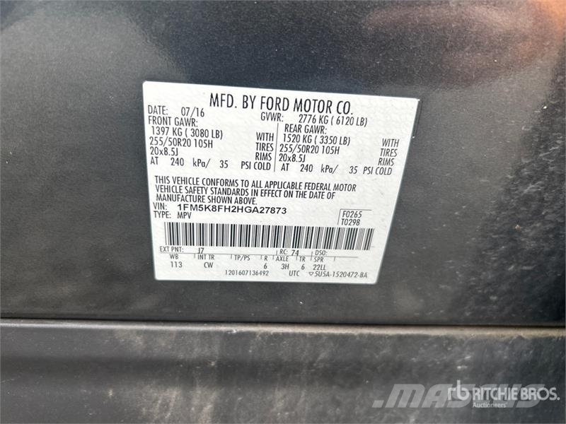 Ford Explorer Sport Limited 4WD SUV Carros