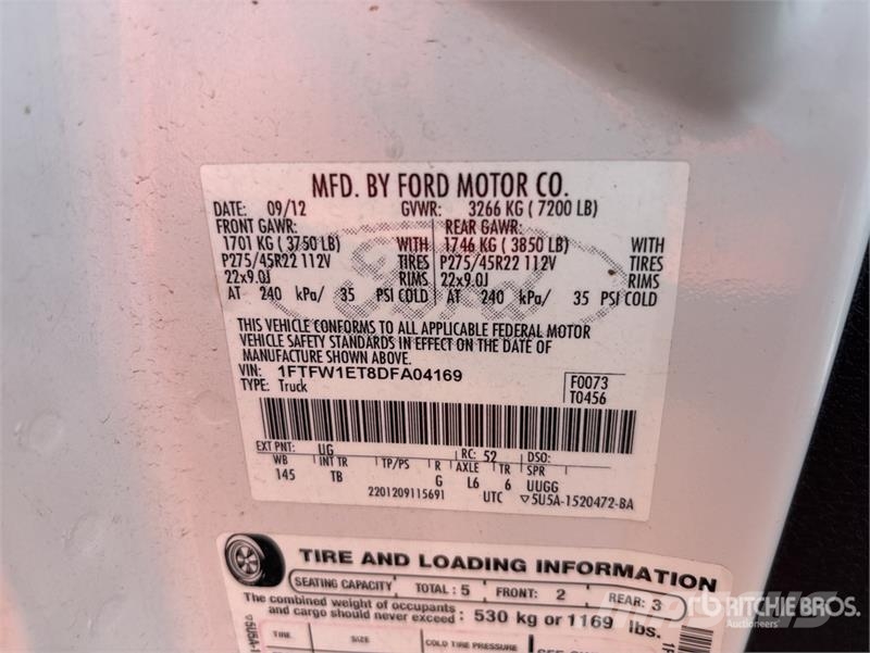 Ford F-150 4x4 Crew Cab Pickup Other