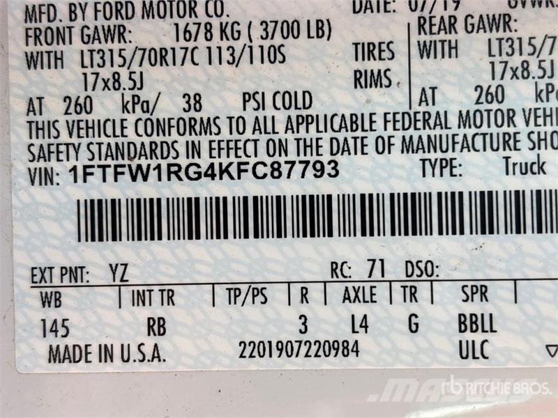 Ford F-150 Raptor 4x4 Crew Cab Pickup Other