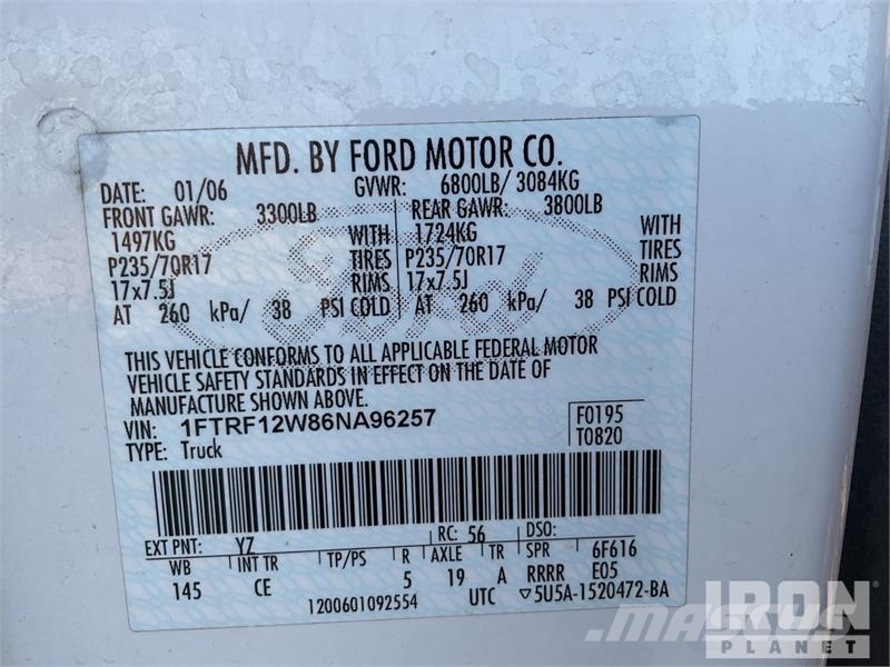Ford F-150 XL 4x2 Pickup Anders