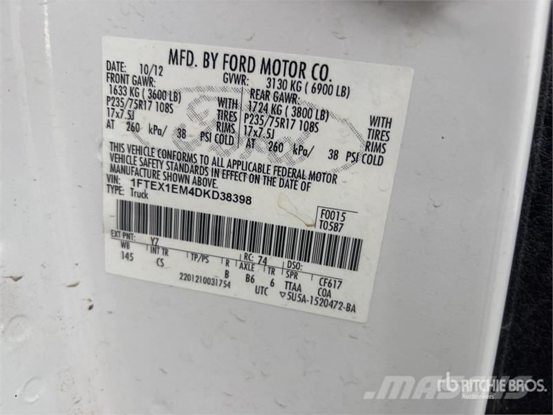 Ford F-150 XL 4x4 Extended Cab Pickup その他