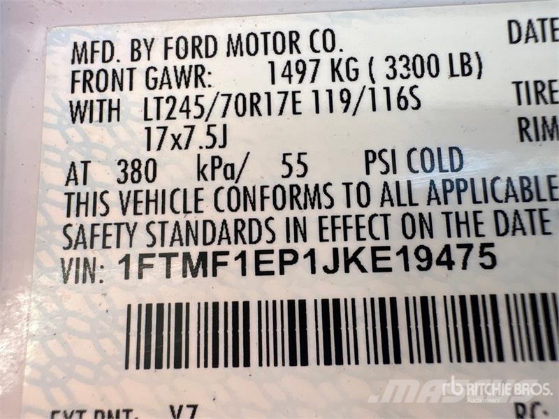 Ford F-150 XL 4x4 Pickup Otros