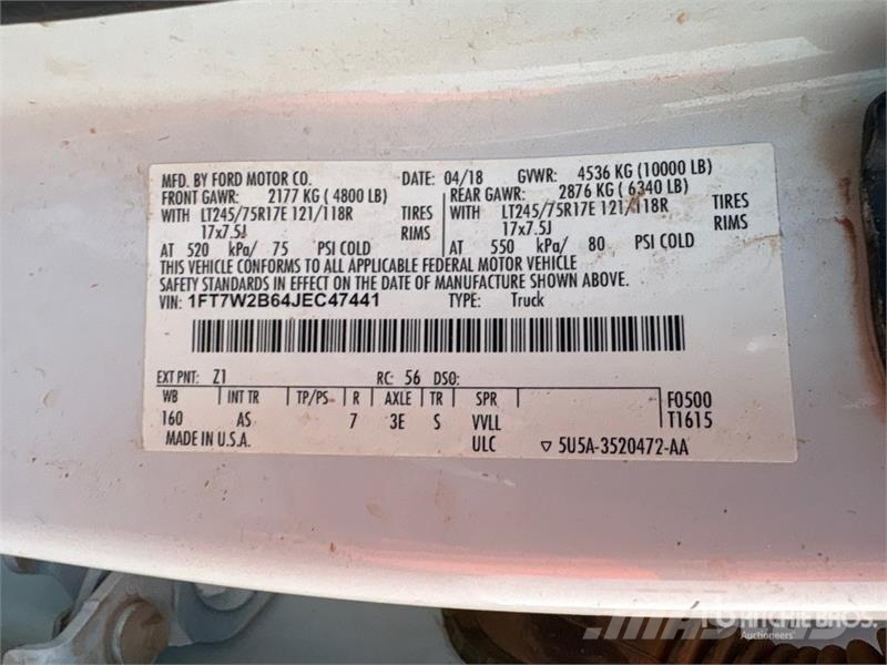 Ford F-250 Cabines