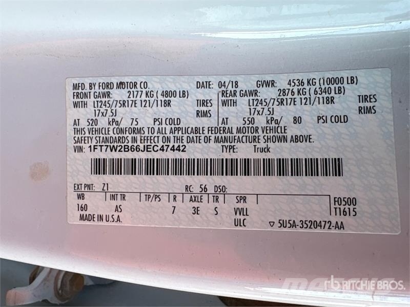 Ford F-250 Kabine i unutrašnjost