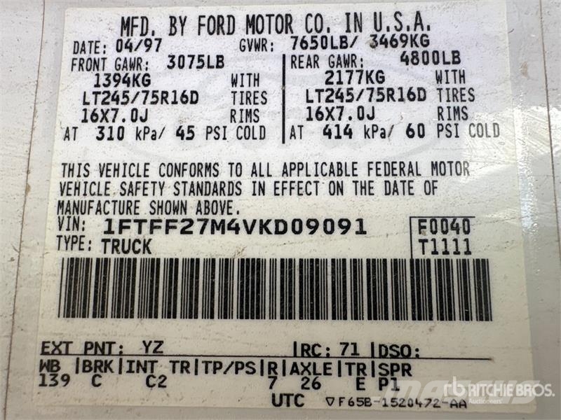 Ford F-250 4x2 Pickup 其他