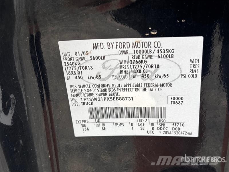 Ford F-250 Lariat 4x4 Crew Cab Pickup Citi