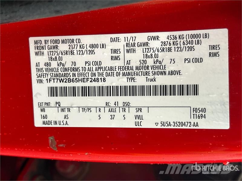 Ford F-250 STX 4x4 Crew Cab Pickup 其他