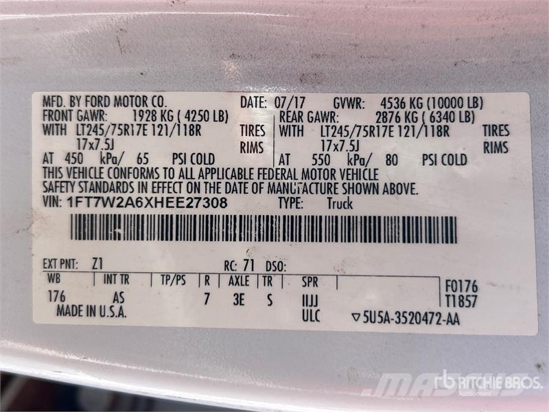 Ford F-250 XL 4x2 Crew Cab Pickup Прочие фургоны