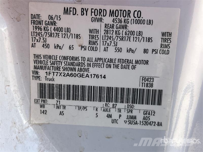 Ford F-250 XL 4x2 Extended Cab Pickup Citi