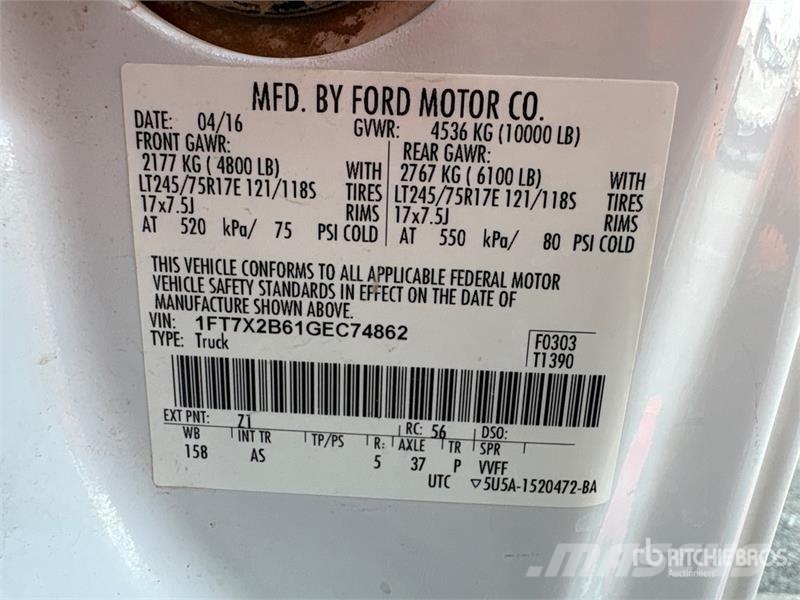 Ford F-250 XL 4x4 Extended Cab Pickup 其他