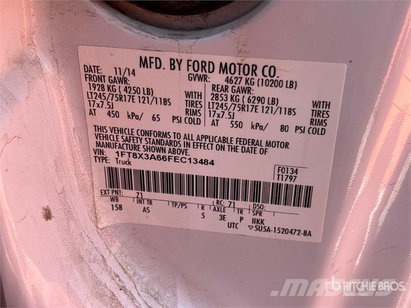 Ford F-350 XL 4x2 Extended Cab Pickup Muu