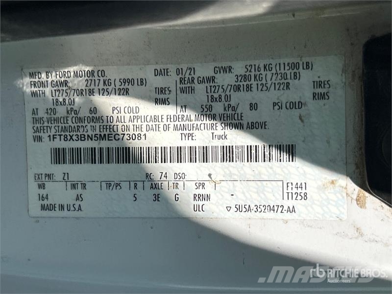 Ford F-350 XL 4x4 Extended Cab Pickup 其他