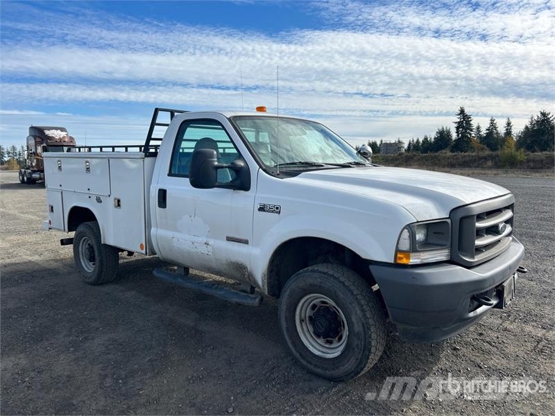 Ford F-350 XL 4x4 Utility Truck Vieglais kravas automobilis/izkraušana no sāniem