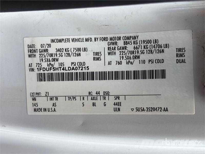 Ford F-550 Pacēlāji uz automašīnas bāzes