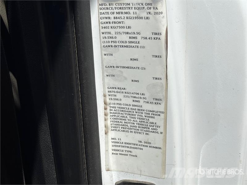 Ford F-550 Lastbilmonterede lifte