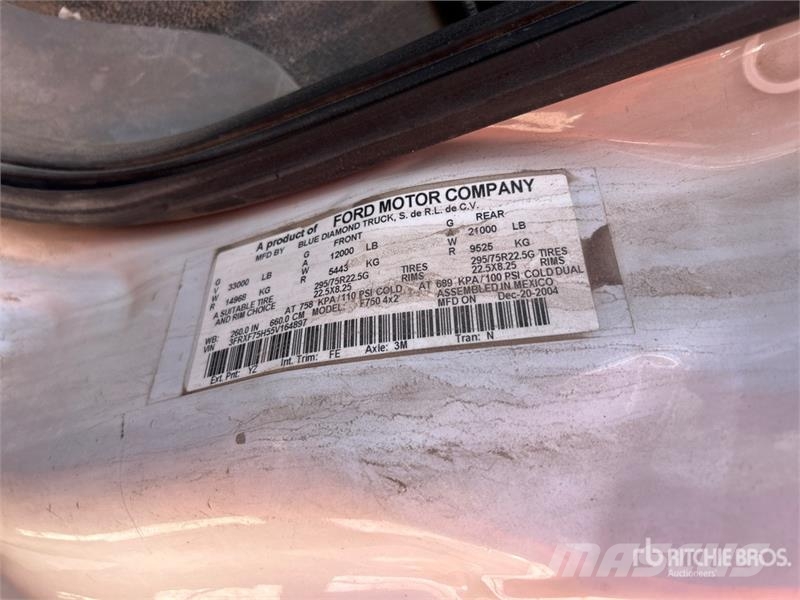 Ford F-750 4x2 Boiler Truck Otros camiones