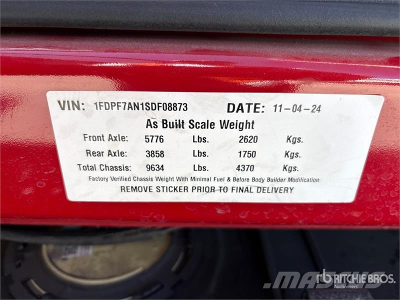 Ford F-750 4x2 Refrigerated Truck Temperature controlled trucks