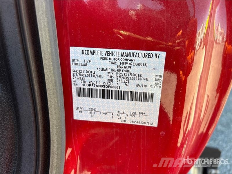 Ford F-750 4x2 Refrigerated Truck Temperature controlled trucks