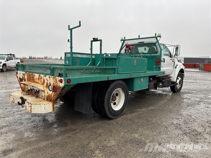 Ford F 750 XL 4x2 Flatbed Truck Pritschenwagen/Pritschenwagen mit Seitenklappe