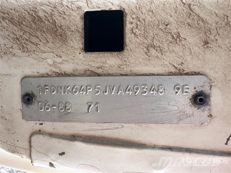 Ford F600 4x2 S/A Dump Truck (Inoperable) Kipper