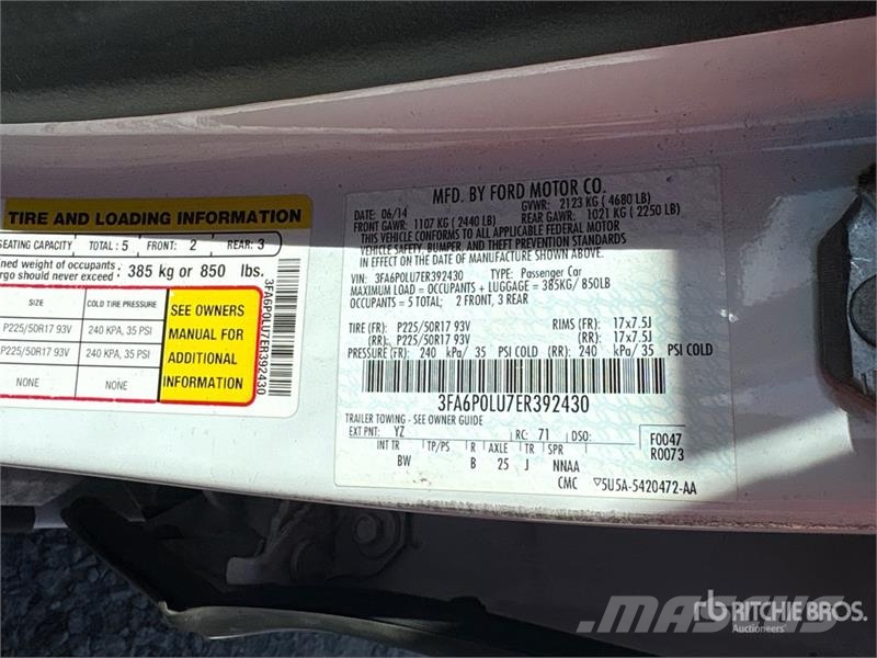 Ford Fusion Hybrid Automobile Automobili
