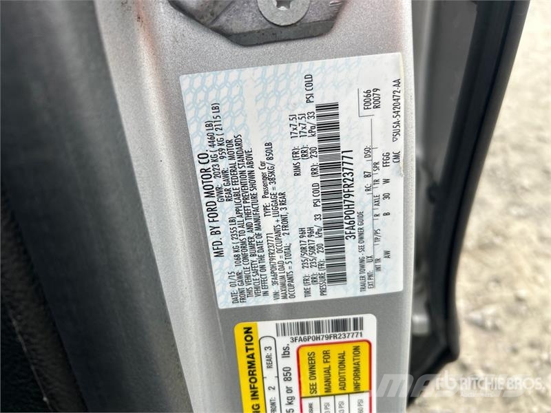 Ford Fusion SE Automobile Personbiler