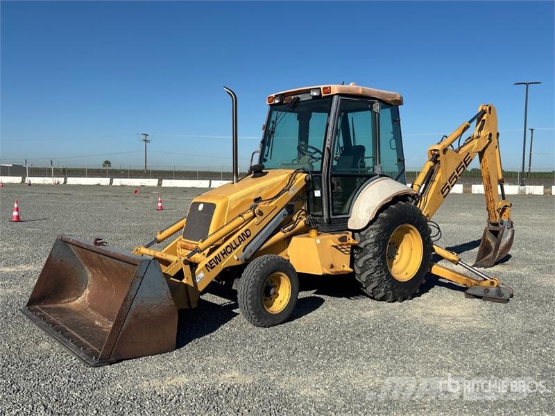 Purchase Ford New Holland 555E backhoe loaders, Bid & Buy on