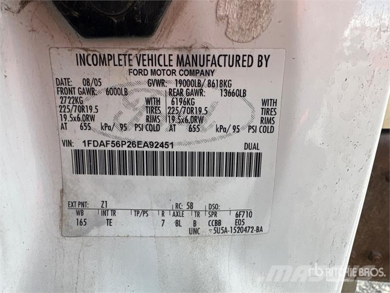 Ford PC111 Direct Push on Ford F-550 XL 4x2 Drill Truc Mobilni vrtalni tovornjaki