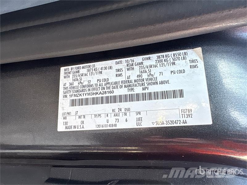 Ford Transit 10 Passenger Van 大型面包车