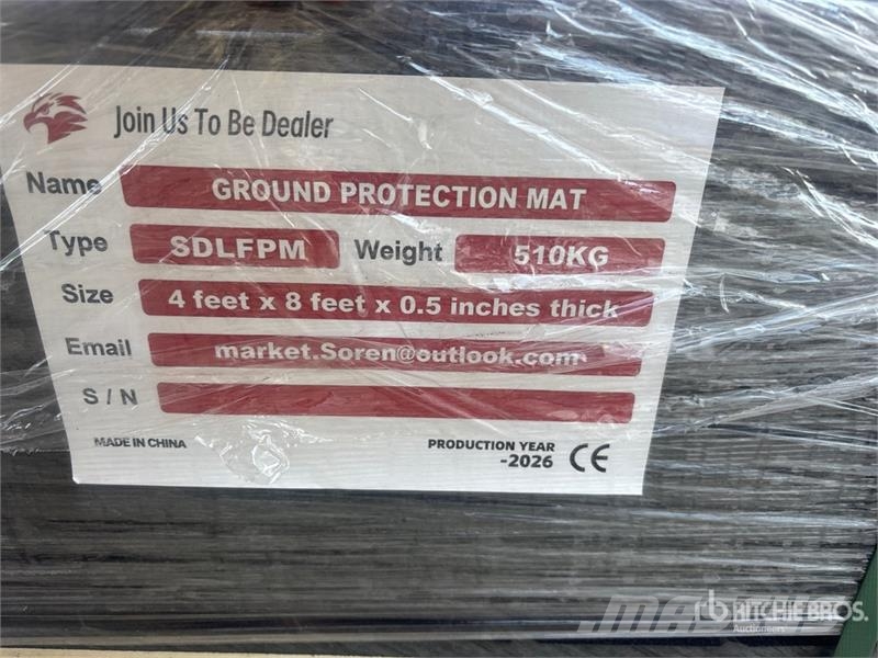 FPM Quantity of (15) 41 in x 94 in Ground Protection M Drilling equipment accessories and spare parts