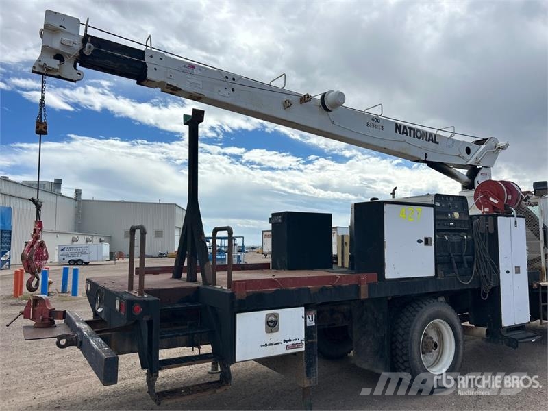 Freightliner 455 8 ton Straight Boom on Freightliner FL80 4x2 B Kranbilar