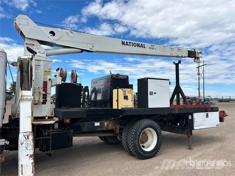 Freightliner 455 8 ton Straight Boom on Freightliner FL80 4x2 B Kranbilar