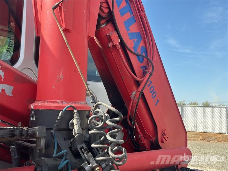 Freightliner Atlas Crane AK100.1 73000 lb Knuckle Boom on Frei Automobiliniai kranai