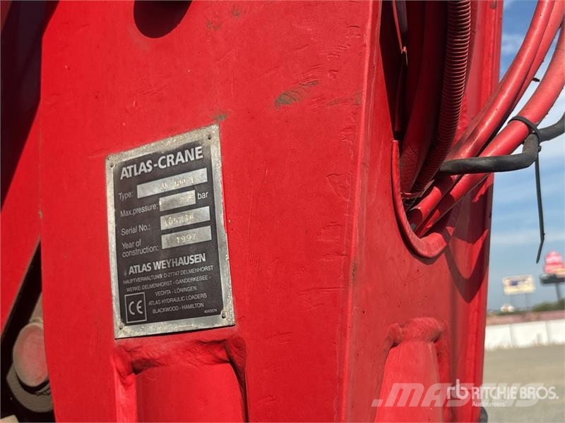 Freightliner Atlas Crane AK100.1 73000 lb Knuckle Boom on Frei Automobiliniai kranai