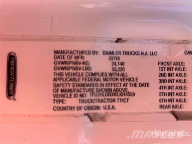 Freightliner Cascadia 126 Dragbilar